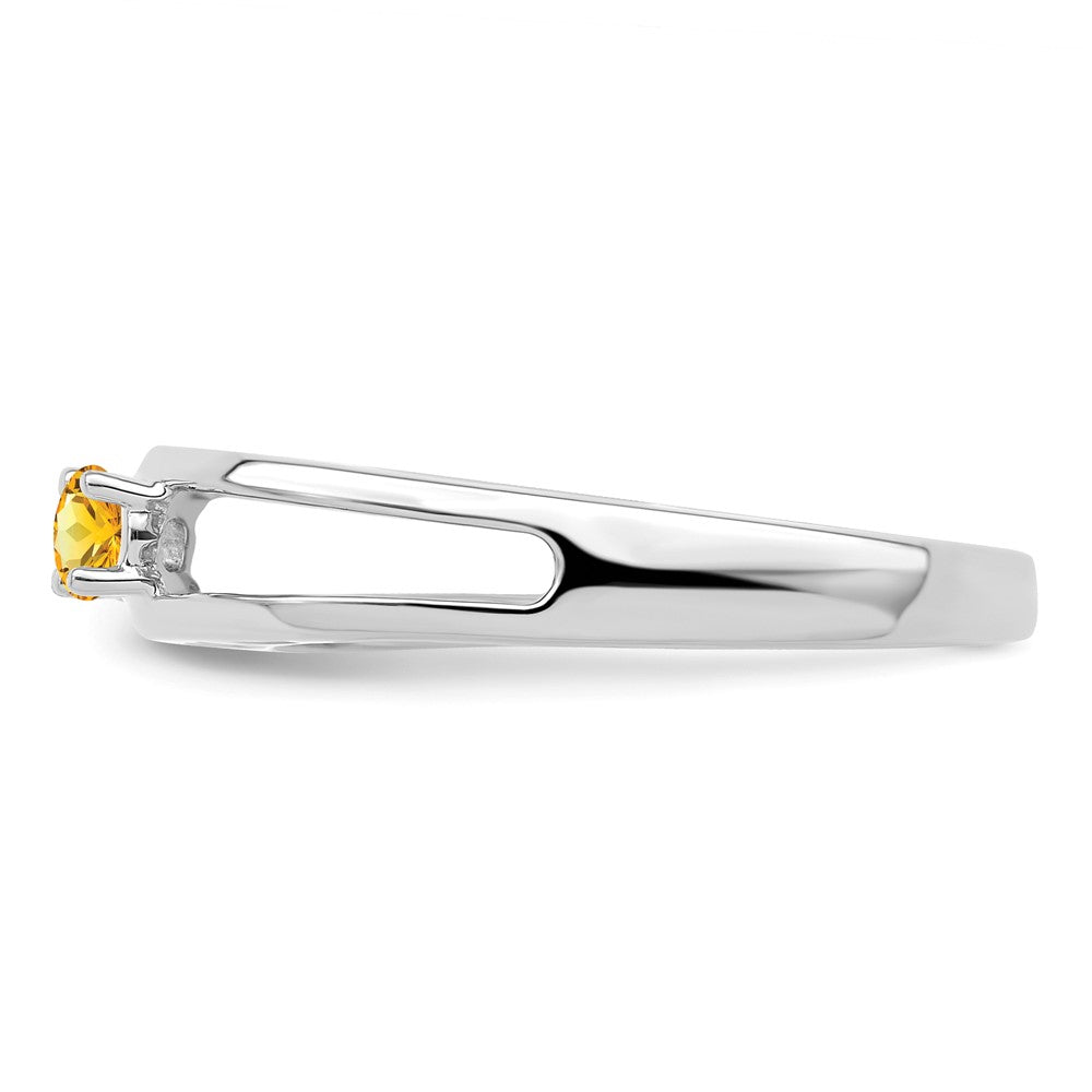 14k White Gold 3mm Genuine Family Jewelry Ring