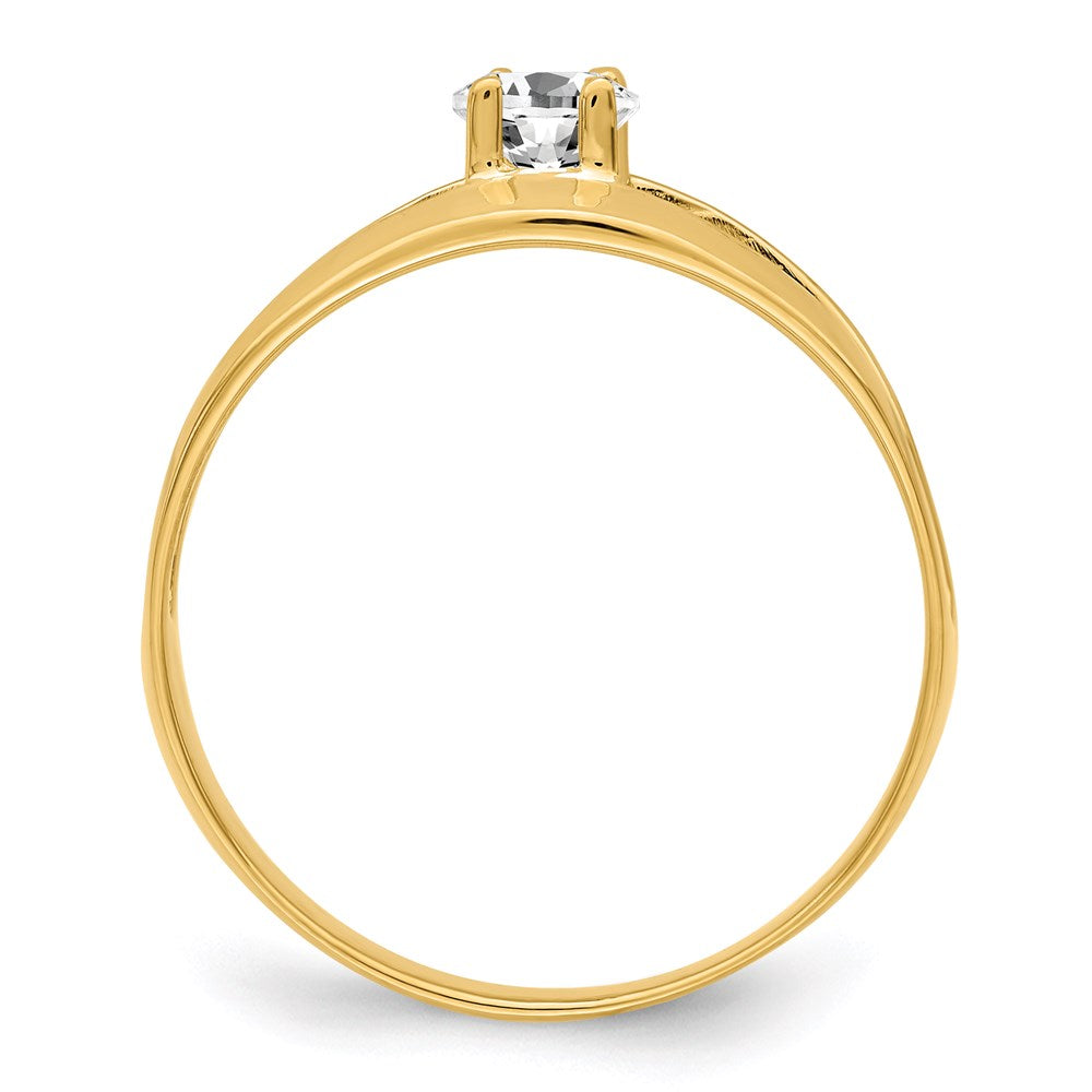14k Synthetic Family Jewelry Ring