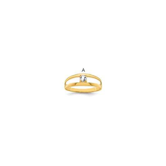 14k Genuine Family Jewelry Ring