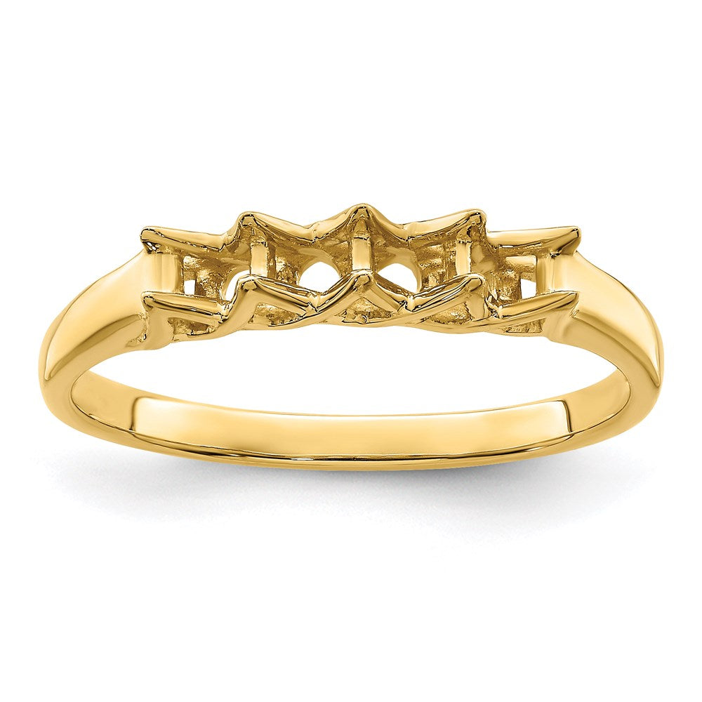14k Synthetic Family Jewelry Ring