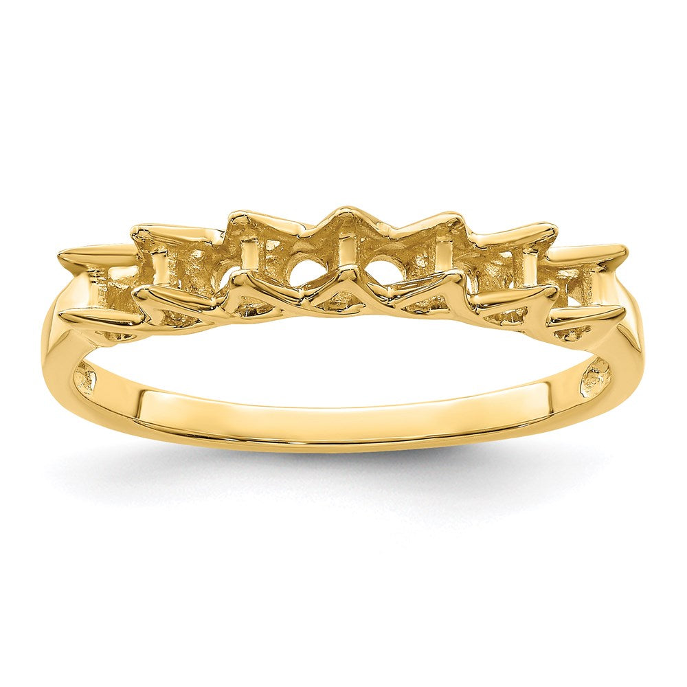 14k Genuine 6 Stone Mother's Ring