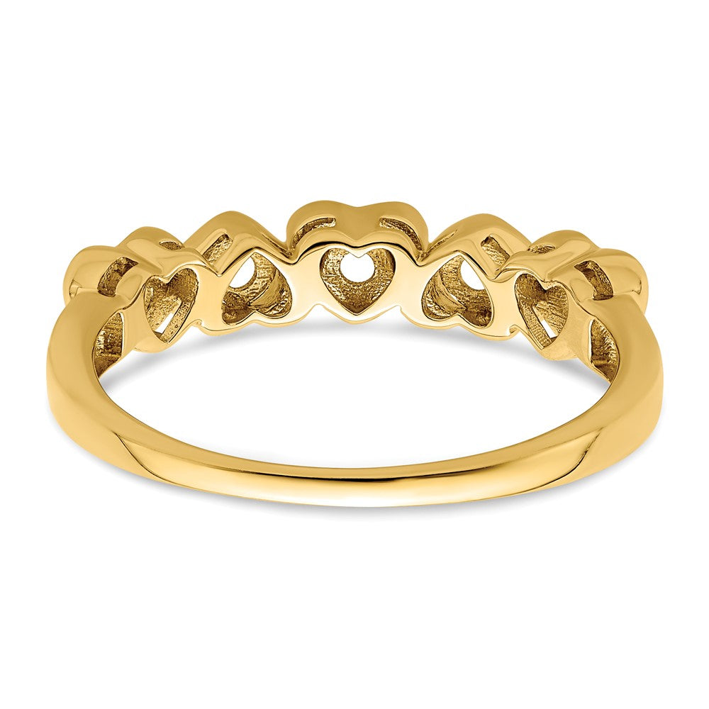 14k Synthetic Family Jewelry Ring