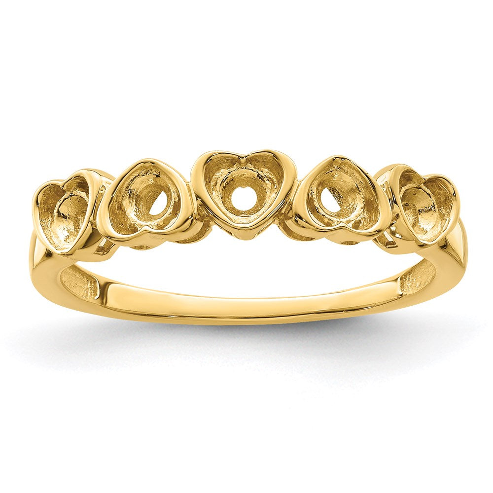 14k Synthetic Family Jewelry Ring
