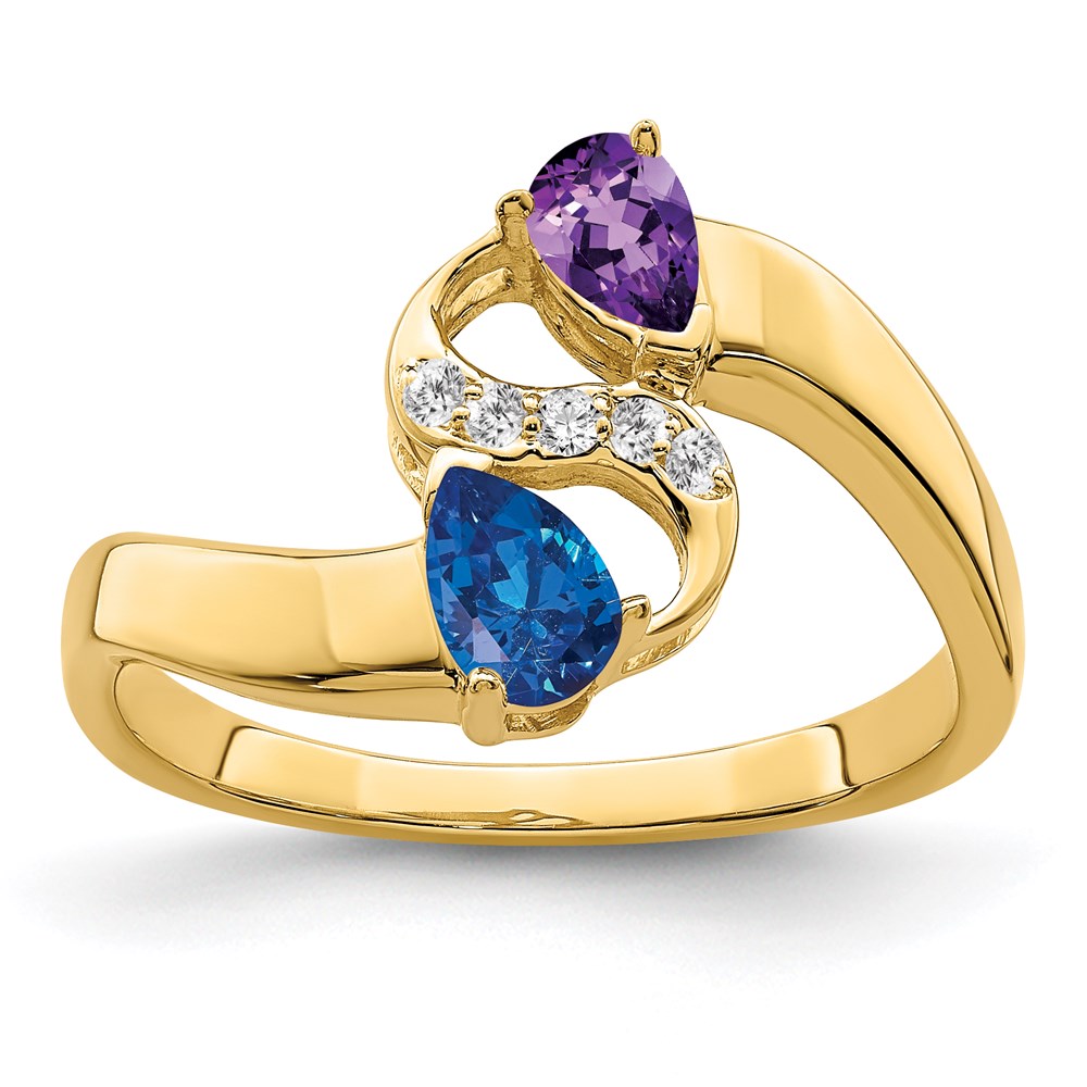 14k Genuine Family Jewelry Ring