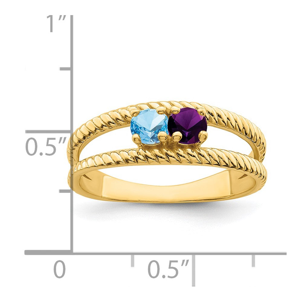14k Family Jewelry Ring