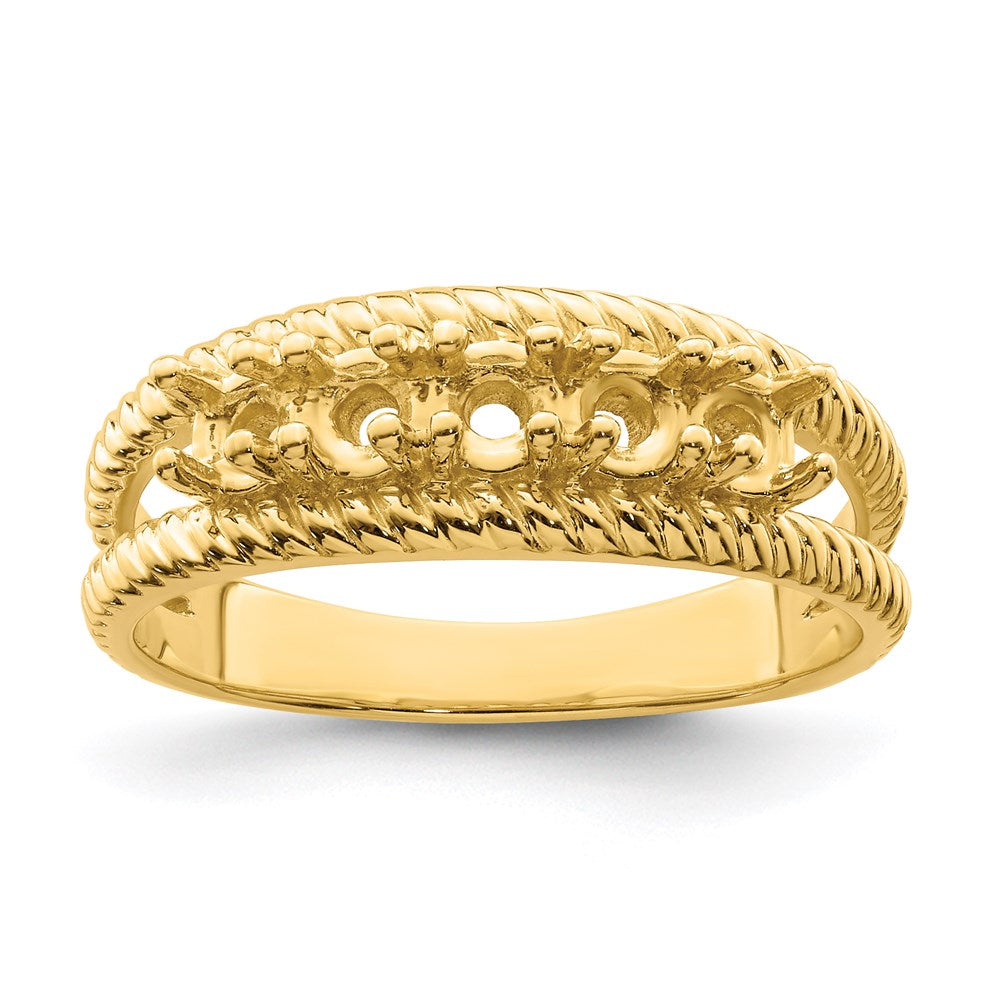 14k Synthetic Family Jewelry Ring