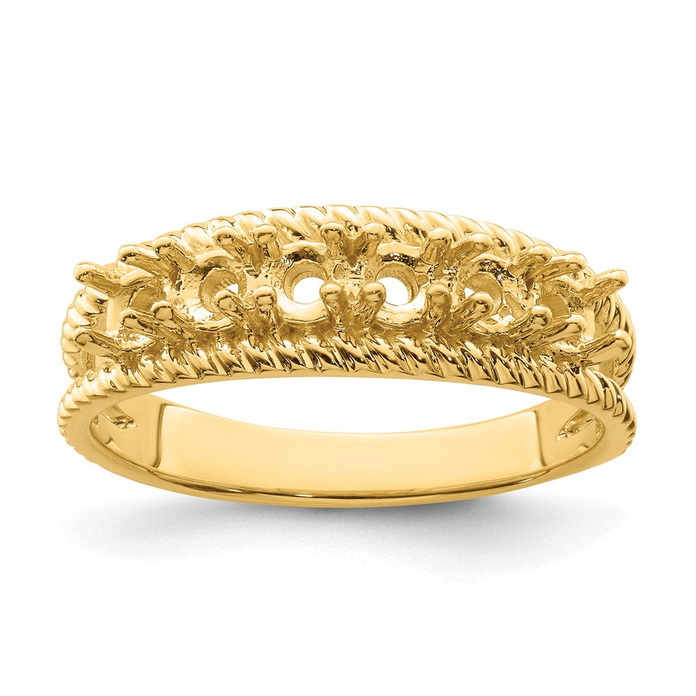 14k Synthetic Family Jewelry Ring