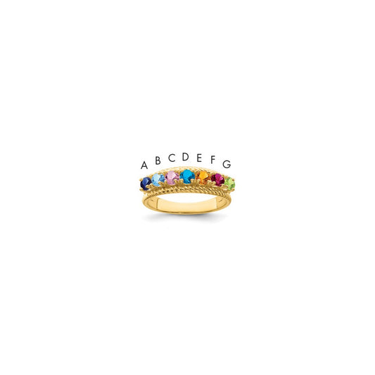 14k Family Jewelry Ring