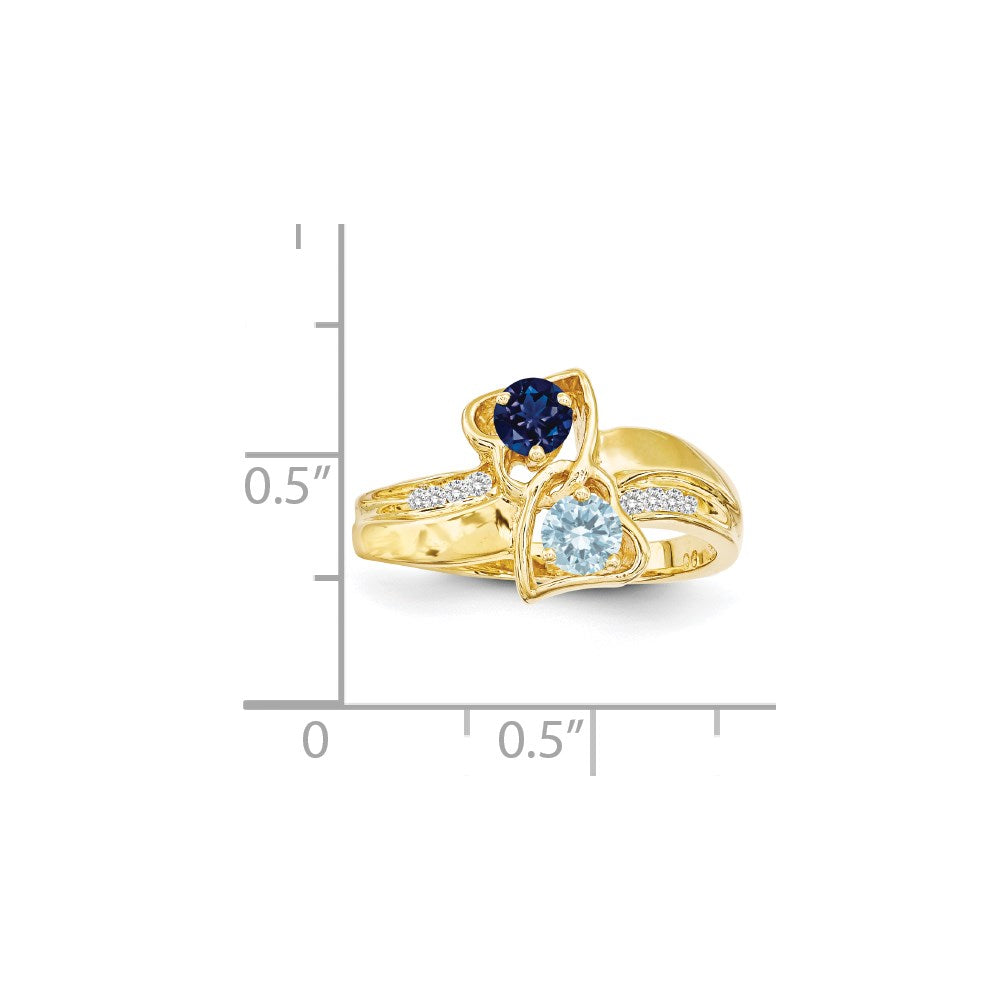 14k Genuine Family Jewelry Ring