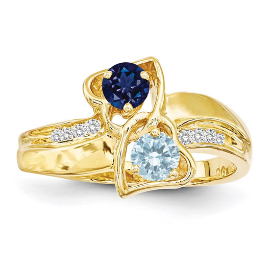 14k Genuine Family Jewelry Ring