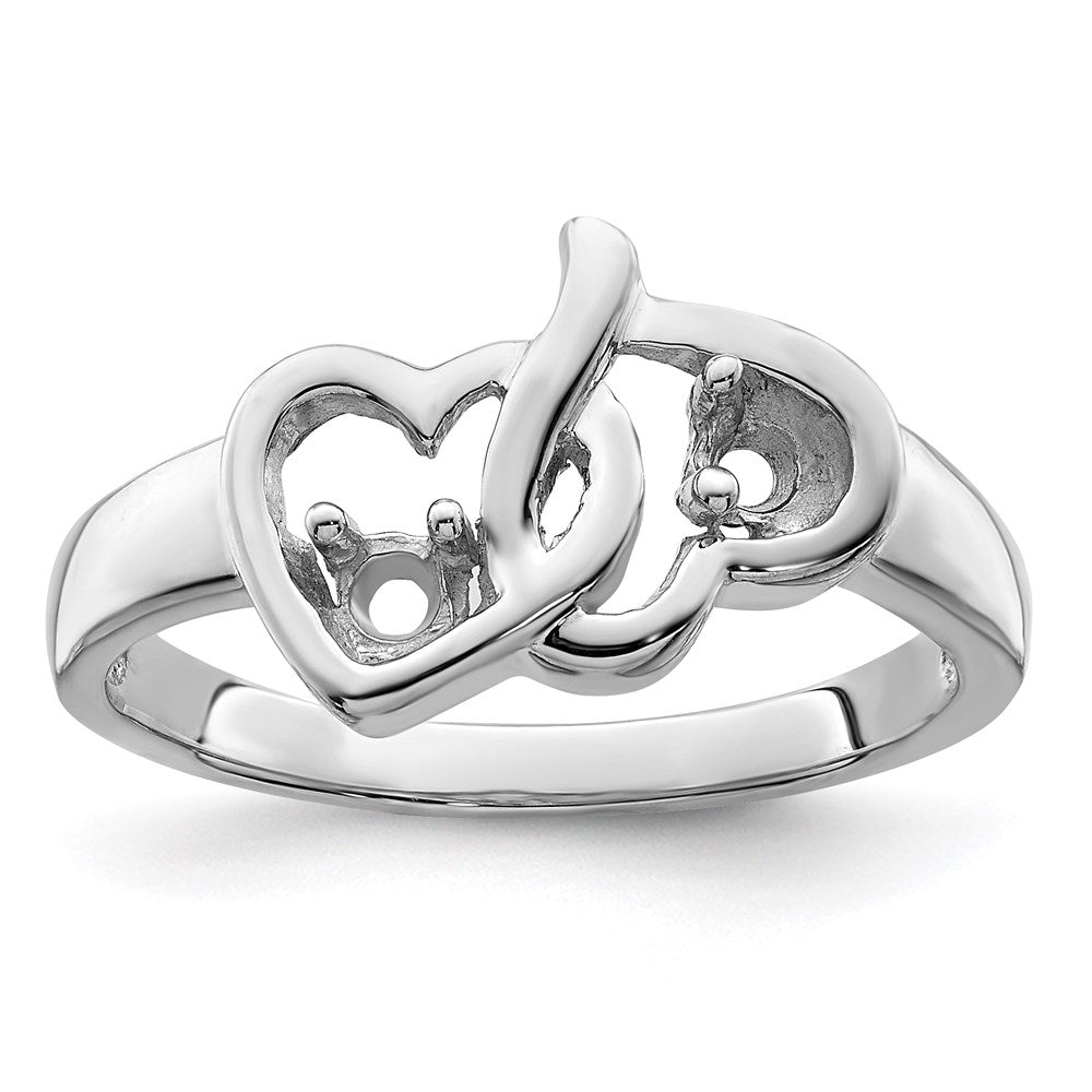 14k White Gold Genuine Family Jewelry Ring