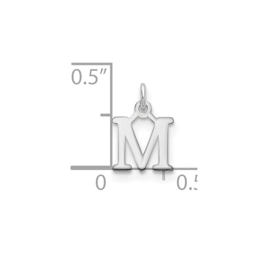 10KW Cutout Letter M Initial Charm