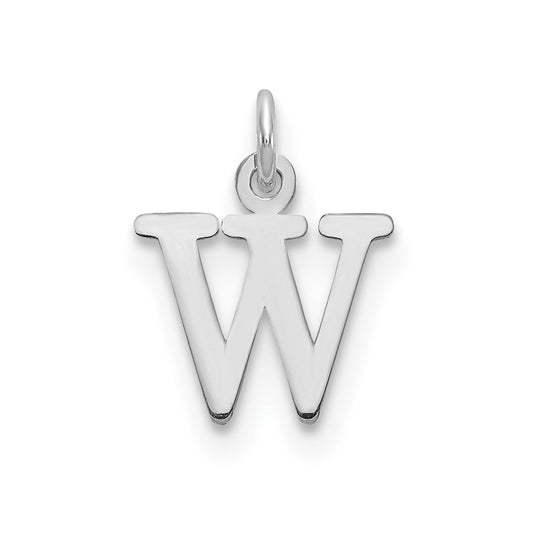 10KW Cutout Letter W Initial Charm