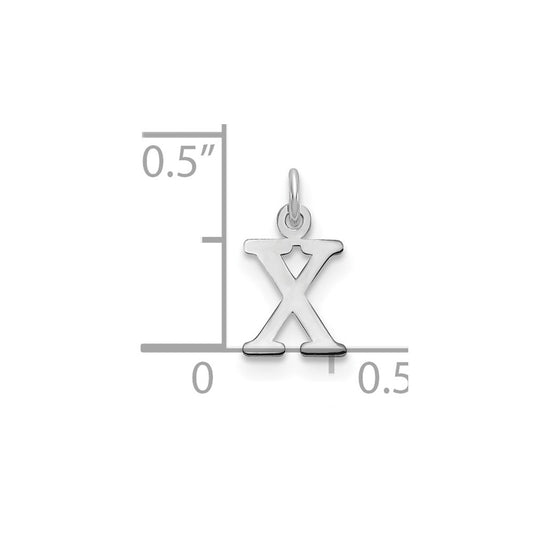 10KW Cutout Letter X Initial Charm