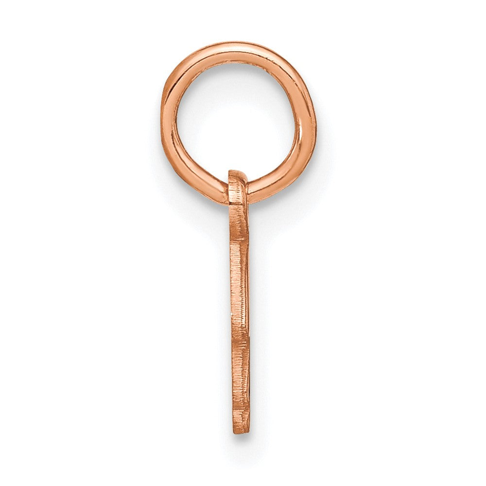 10K Rose Gold Upper case Letter B Initial Charm