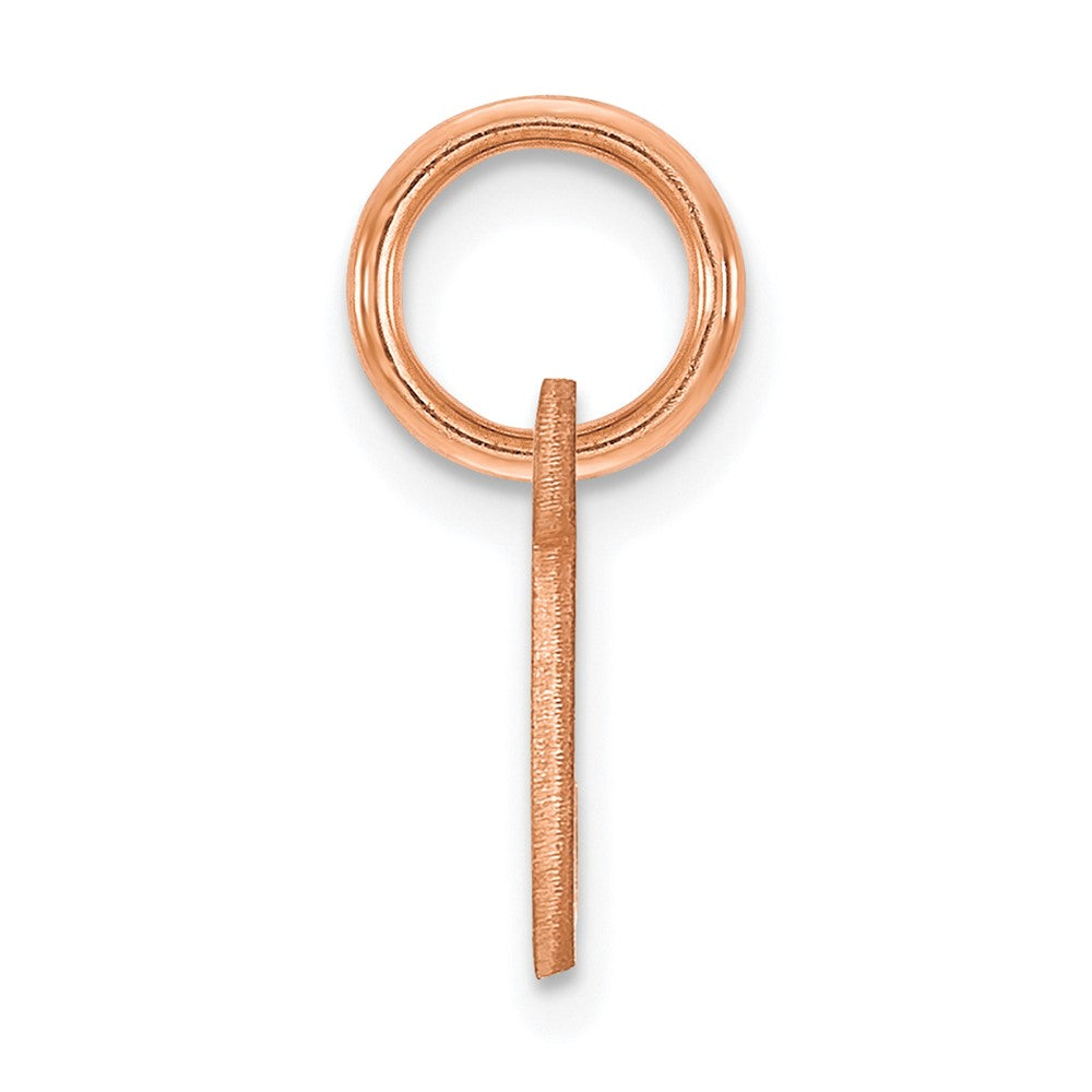 10K Rose Gold Upper case Letter C Initial Charm