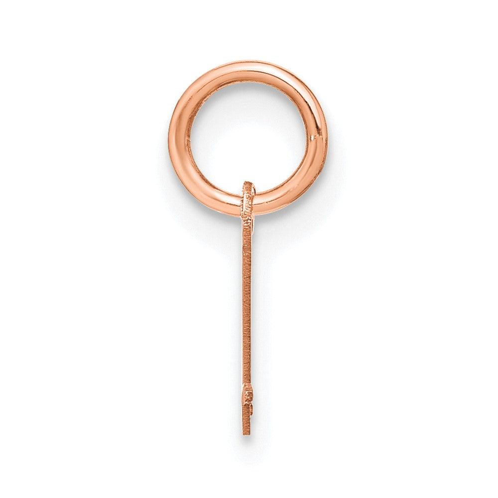 10K Rose Gold Upper case Letter L Initial Charm