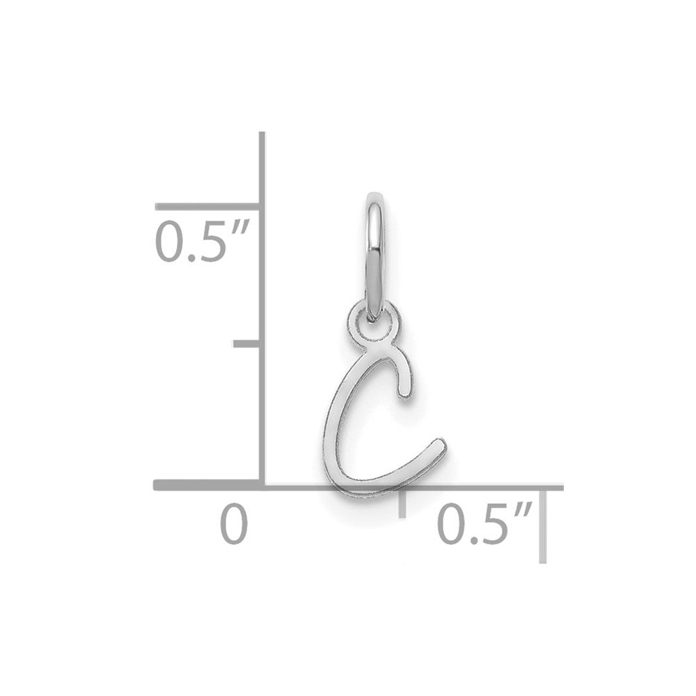 10KW Upper case Letter C Initial Charm