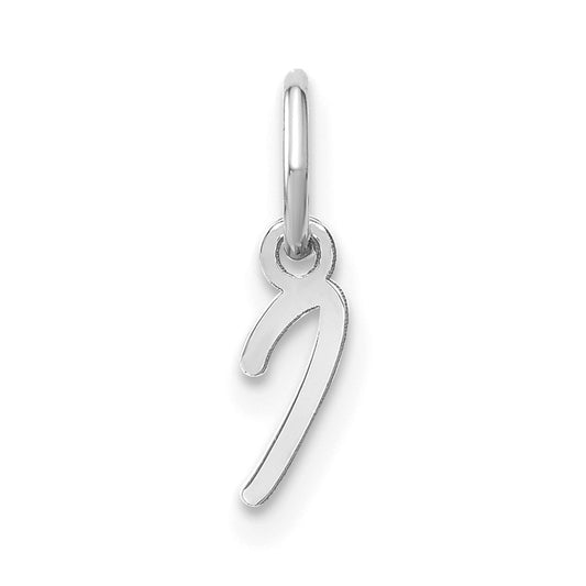 10KW Upper case Letter I Initial Charm