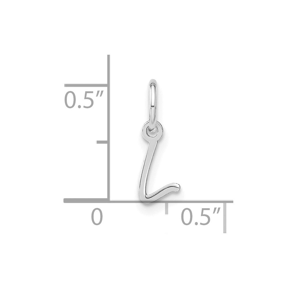 10KW Upper case Letter L Initial Charm