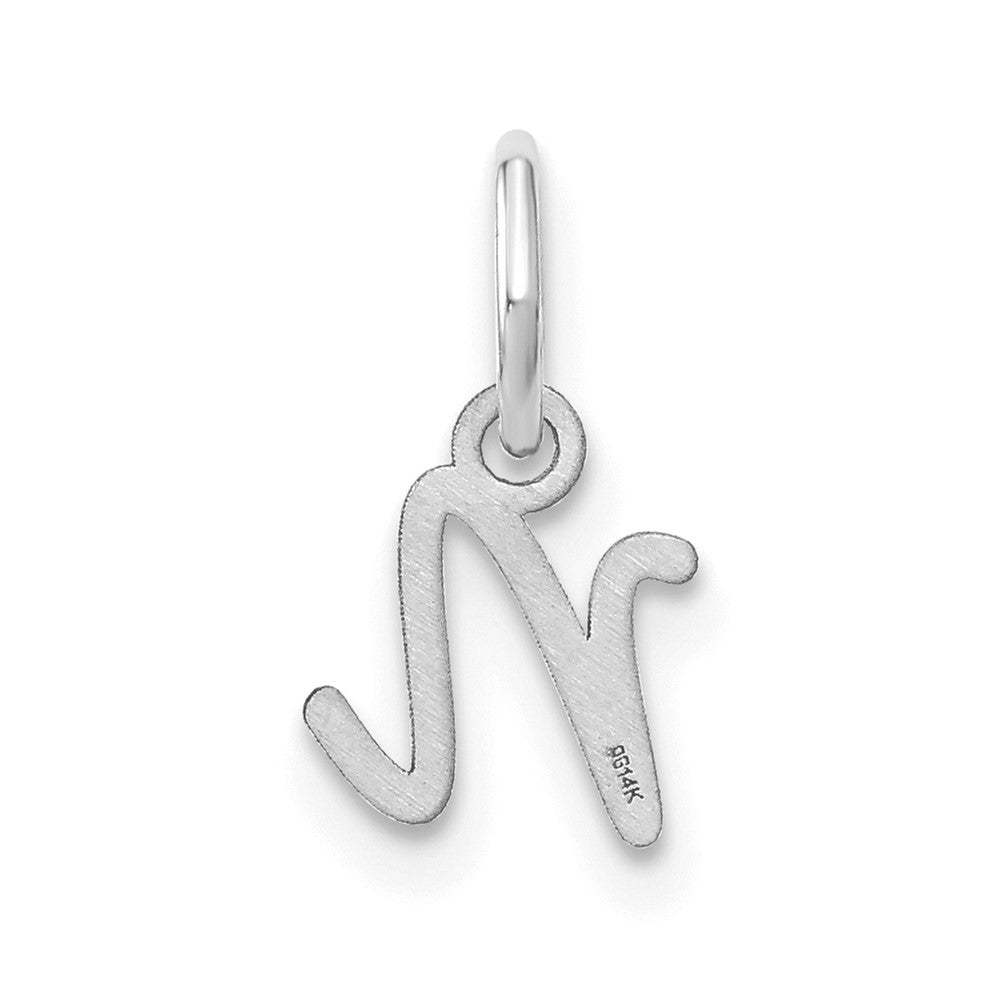 10KW Upper case Letter N Initial Charm