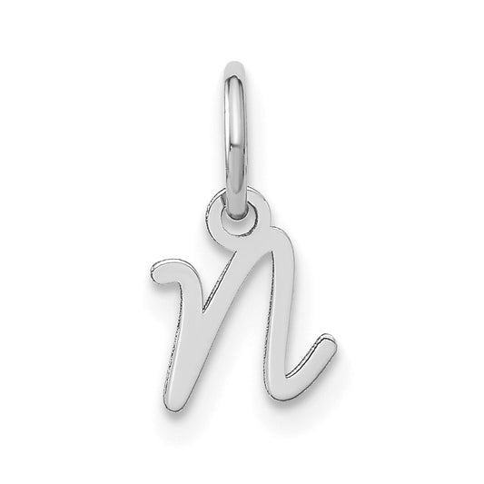 10KW Upper case Letter N Initial Charm
