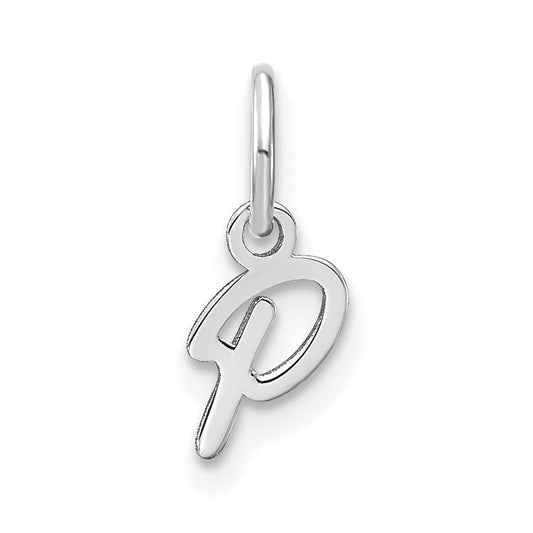 10KW Upper case Letter P Initial Charm