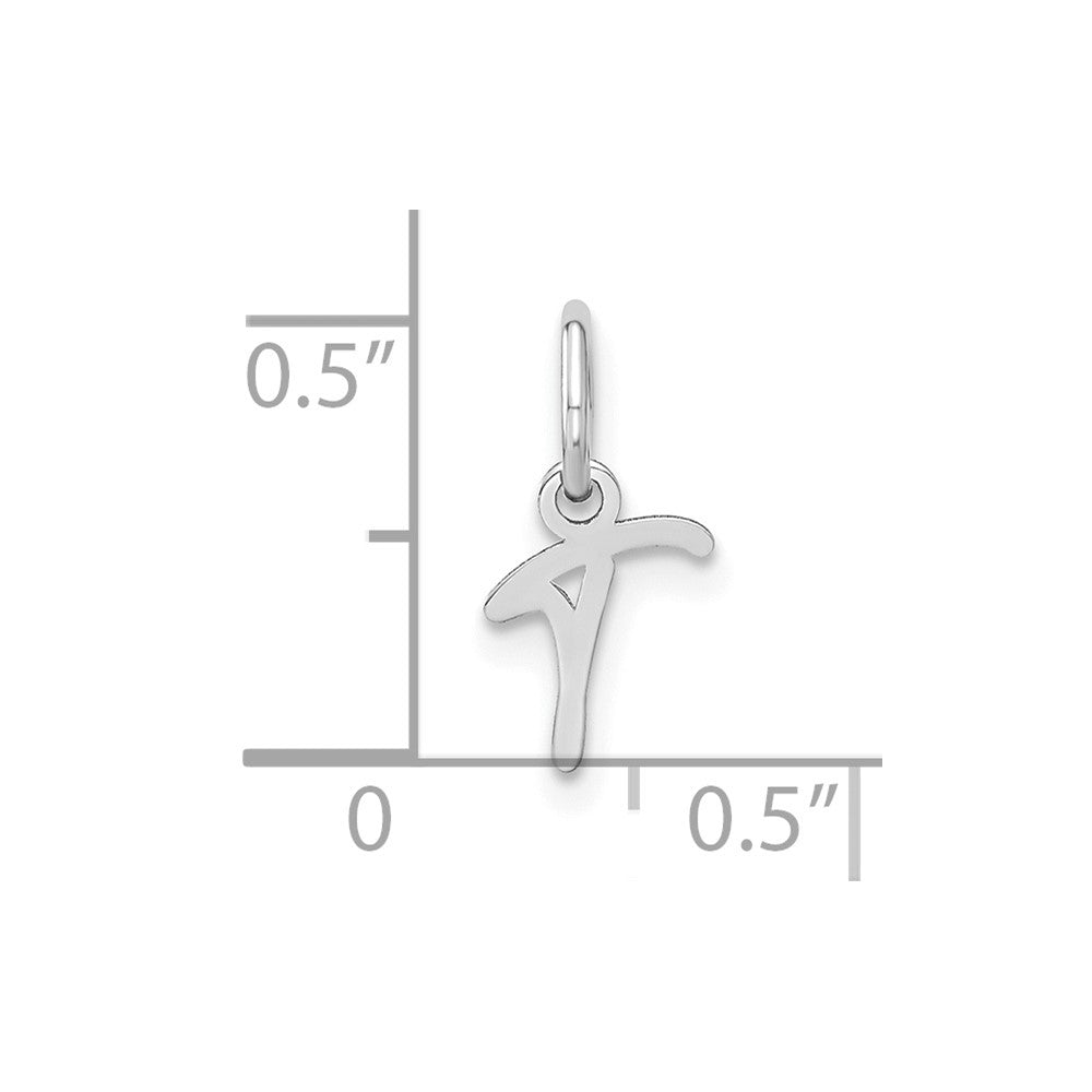 10KW Upper case Letter T Initial Charm
