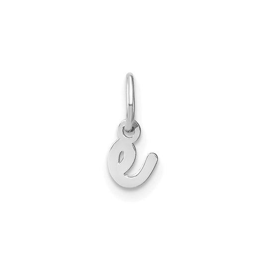 10KW Lower case Letter E Initial Charm