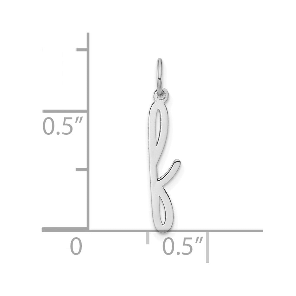 10KW Lower case Letter F Initial Charm