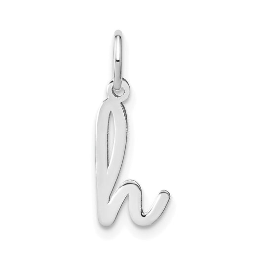 10KW Lower case Letter H Initial Charm