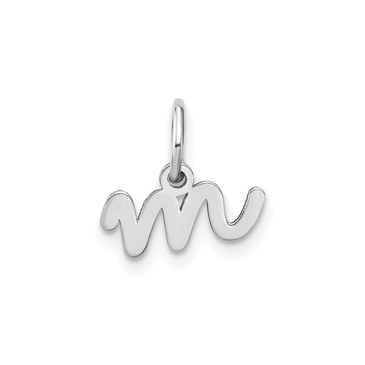 10KW Lower case Letter M Initial Charm