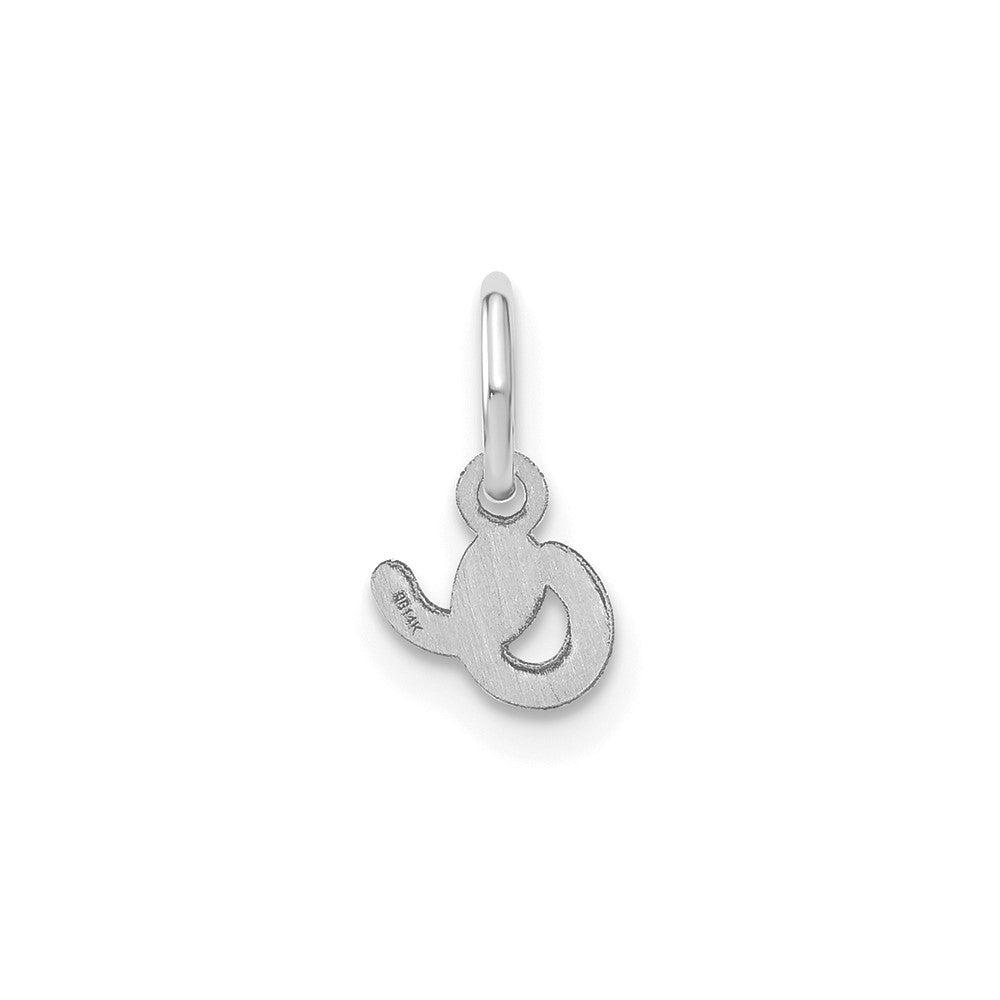 10KW Lower case Letter O Initial Charm