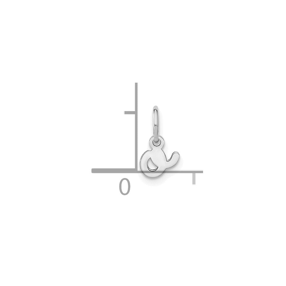 10KW Lower case Letter O Initial Charm