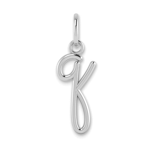 10KW Lower case Letter Q Initial Charm