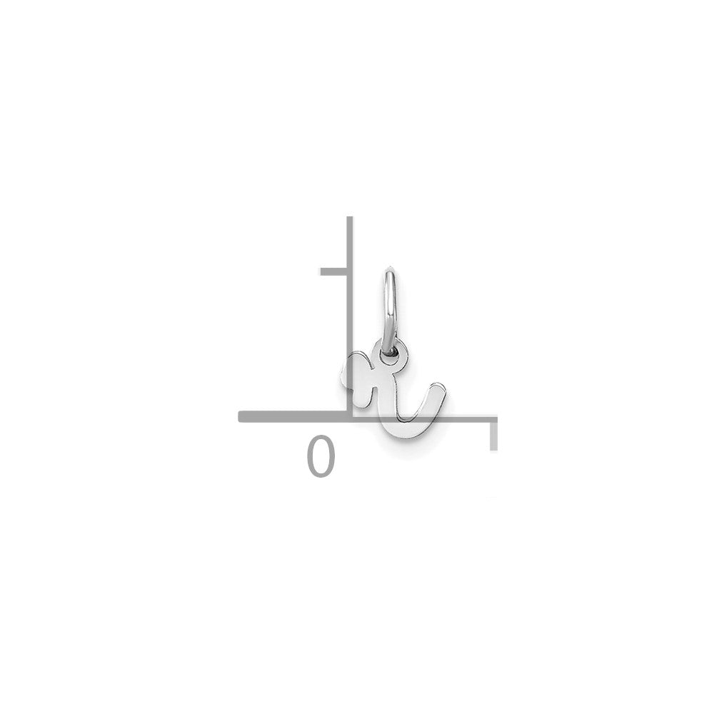 10KW Lower case Letter R Initial Charm