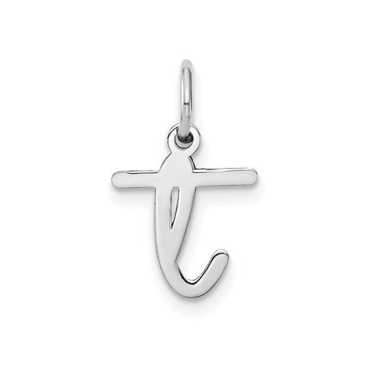 10KW Lower case Letter T Initial Charm