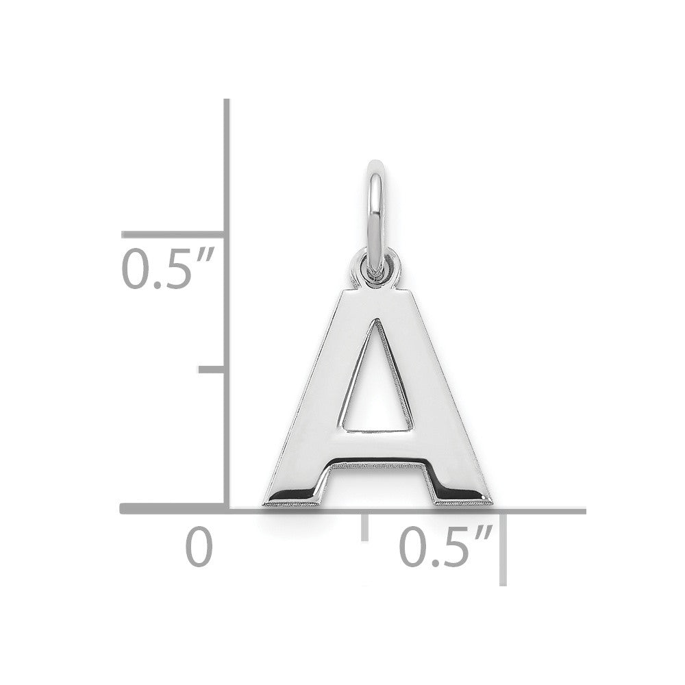 10kw Letter A Initial Pendant