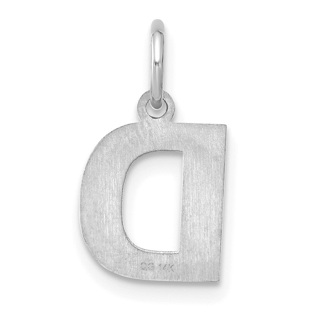 10kw Letter D Initial Pendant