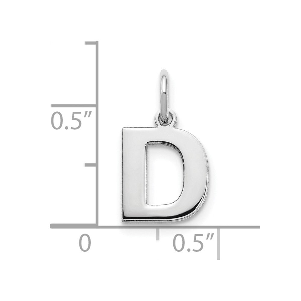 10kw Letter D Initial Pendant