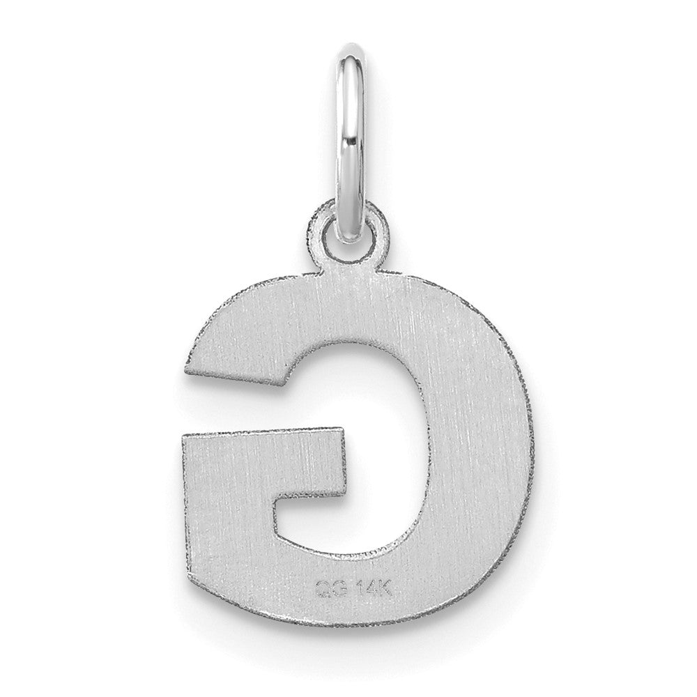 10kw Letter G Initial Pendant