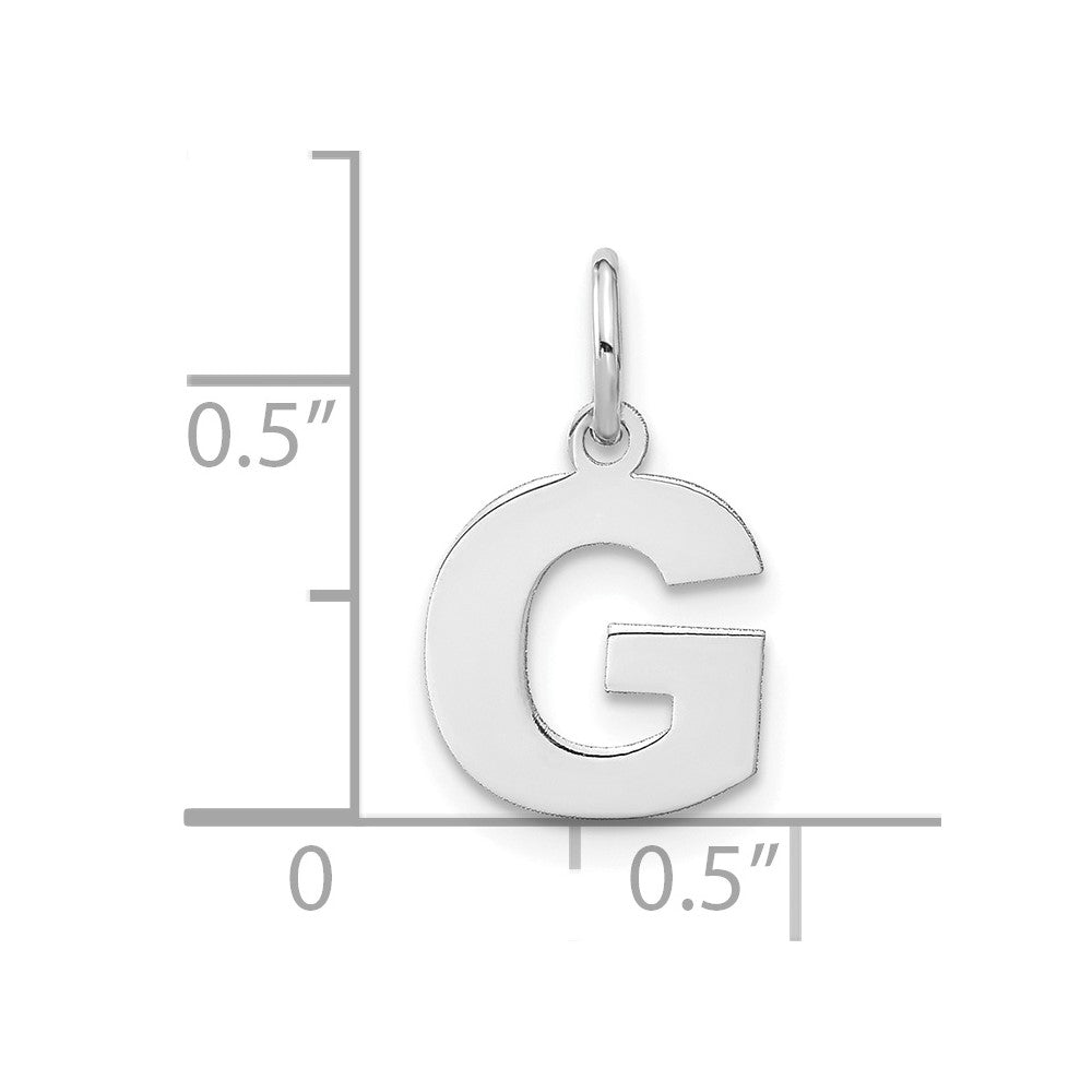 10kw Letter G Initial Pendant