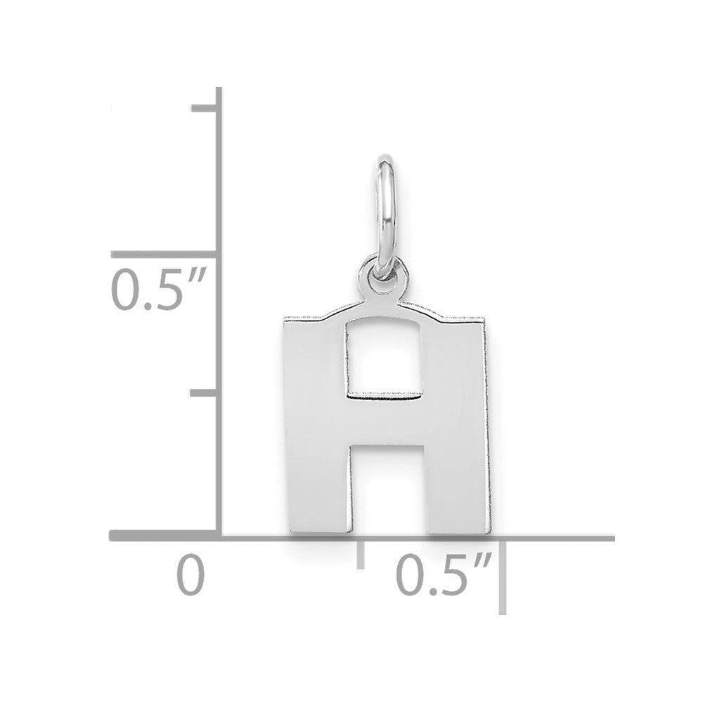 10kw Letter H Initial Pendant