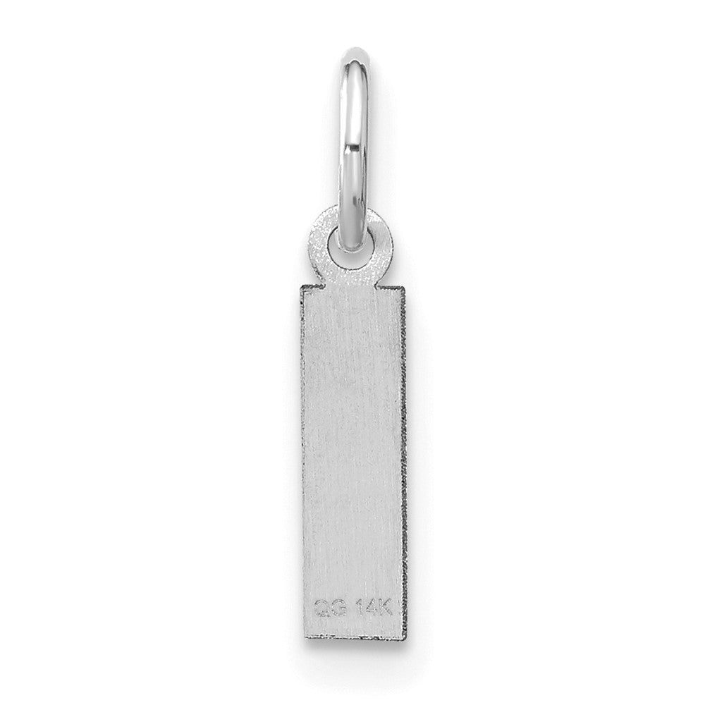 10kw Letter I Initial Pendant