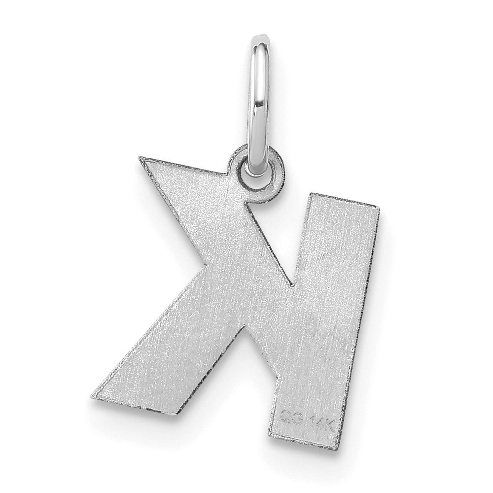 10kw Letter K Initial Pendant