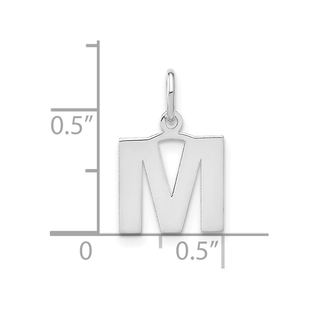 10kw Letter M Initial Pendant
