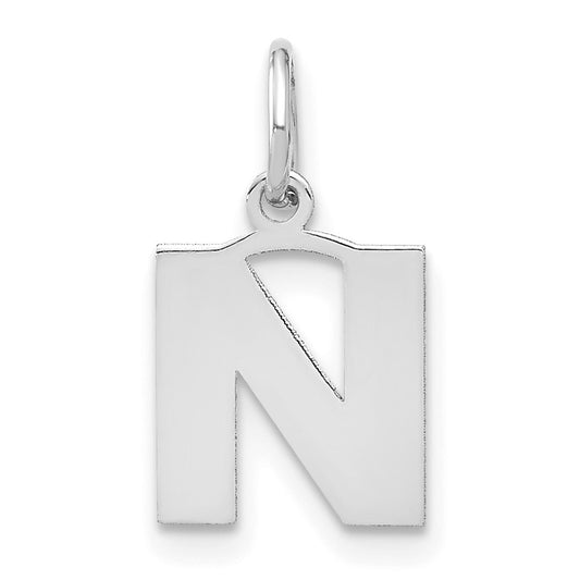 10kw Letter N Initial Pendant