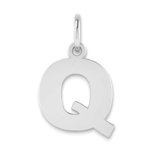 10kw Letter Q Initial Pendant