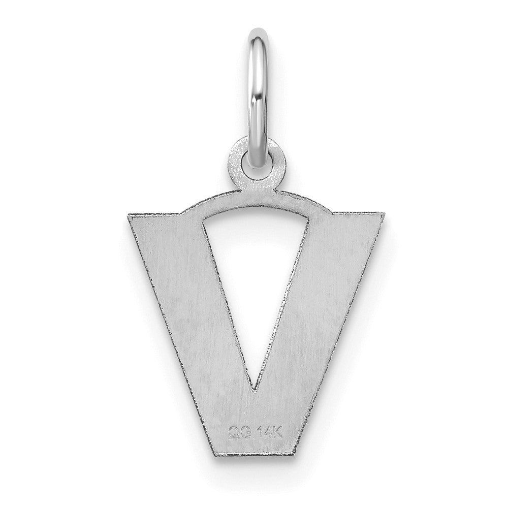10kw Letter V Initial Pendant
