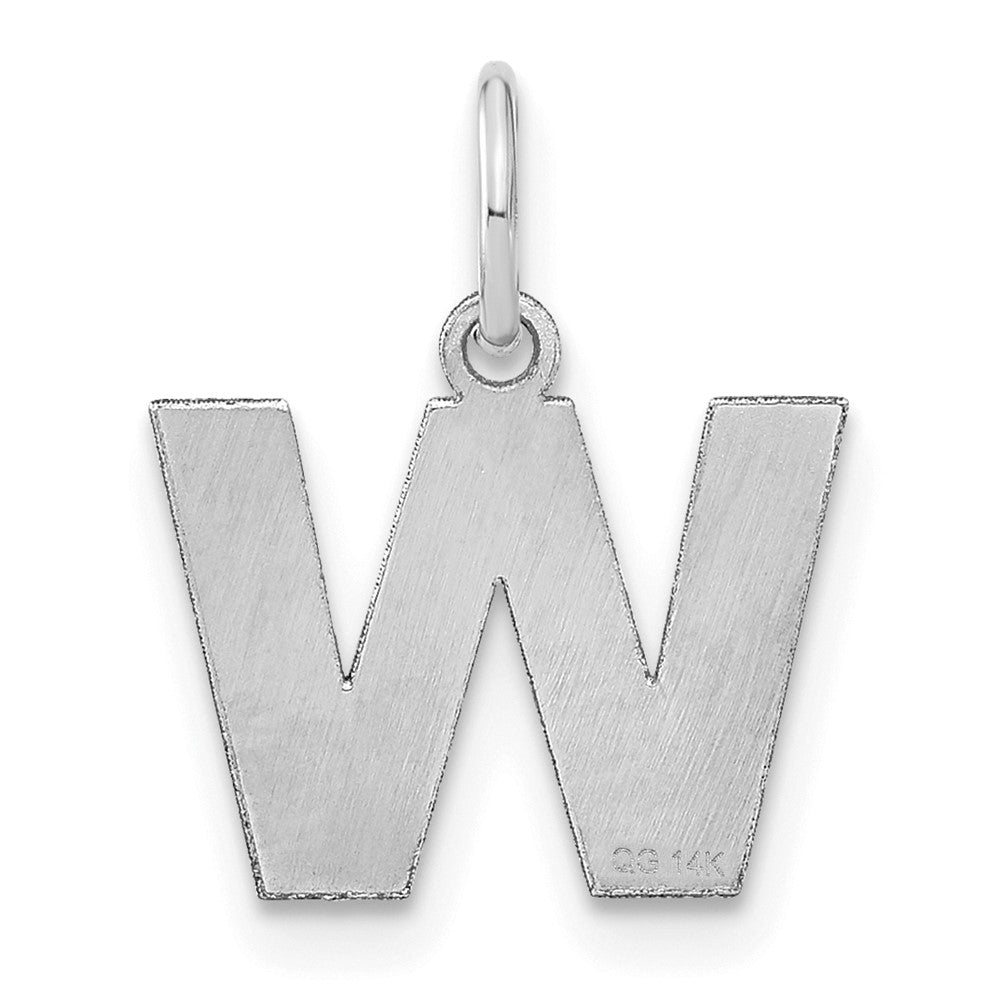 10kw Letter W Initial Pendant